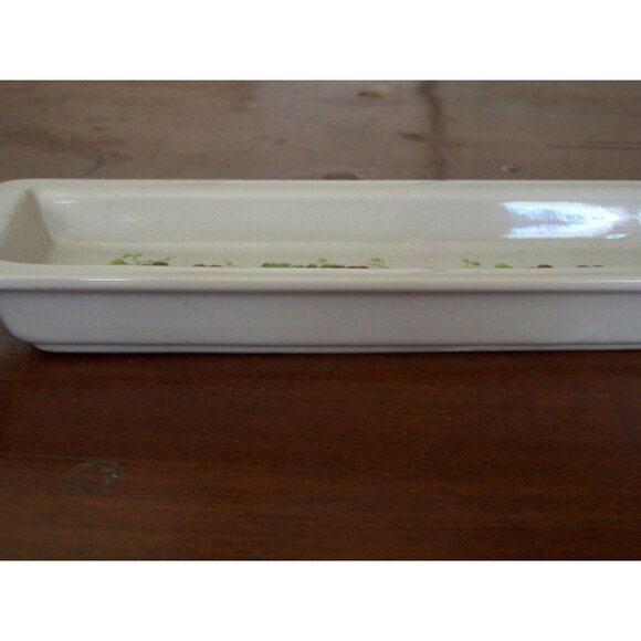 Relish Plate Olive Dish Grapes Ceramic Party Serving Tray California Pantry 10" - Picture 5 of 6